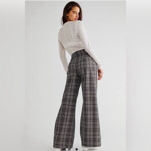 FP Plaid Jules Pants size 12